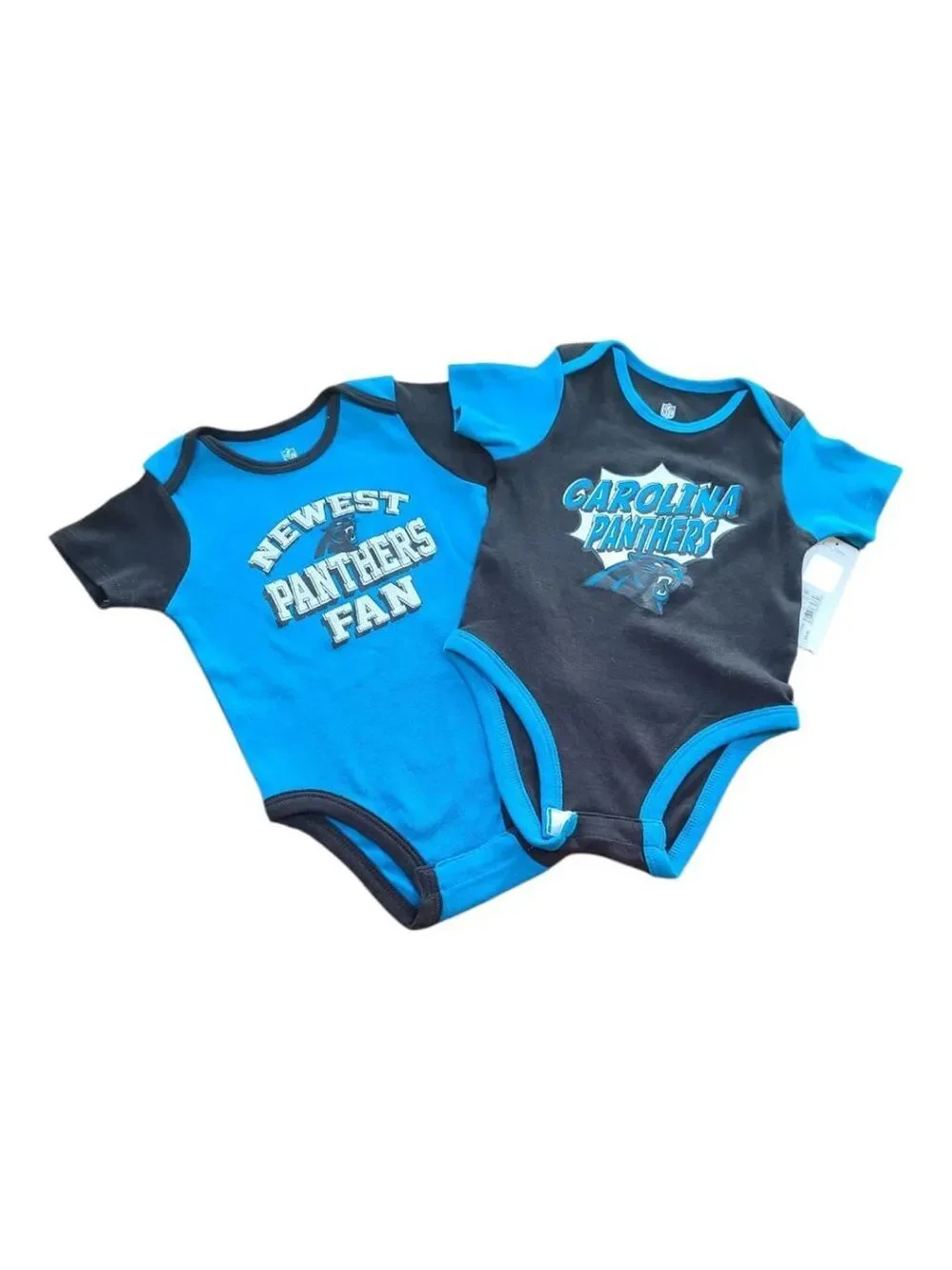 NFL Carolina Panthers Infant Bodysuit Set 12M